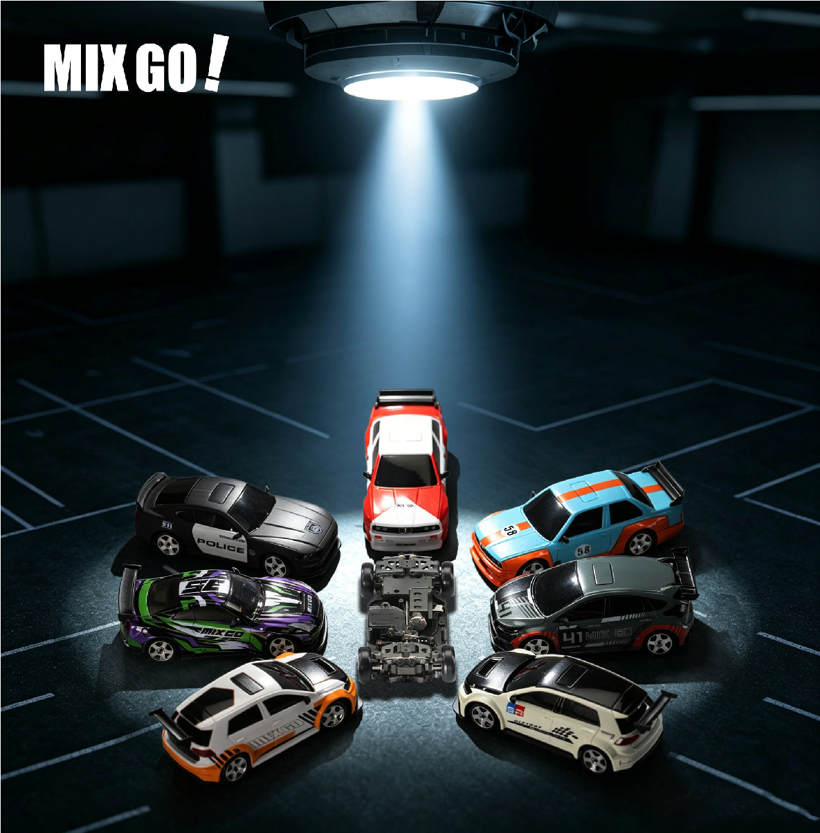【PRE‑ORDER ITEM】Sniclo MIXGO Geek Version 1/43 4‑WD Drift Full‑Metal RC Car