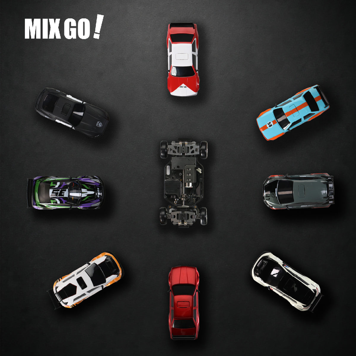 【PRE‑ORDER ITEM】Sniclo MIXGO Geek Version 1/43 4‑WD Drift Full‑Metal RC Car