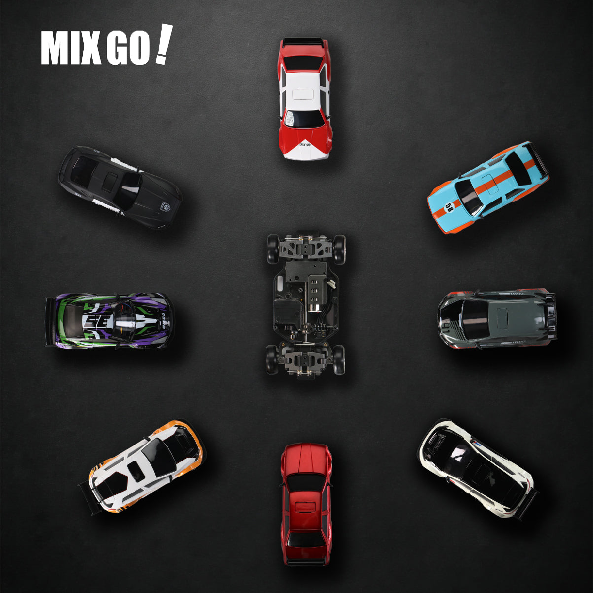 【PRE‑ORDER ITEM】Sniclo MIXGO Geek Version 1/43 4‑WD Drift Full‑Metal RC Car