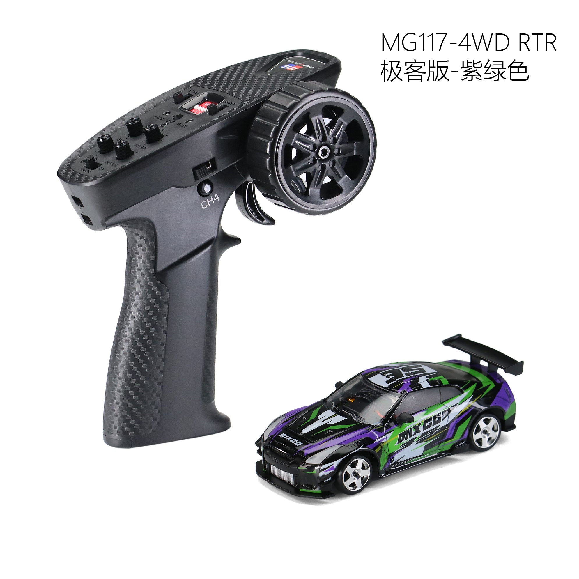 【PRE‑ORDER ITEM】Sniclo MIXGO Geek Version 1/43 4‑WD Drift Full‑Metal RC Car